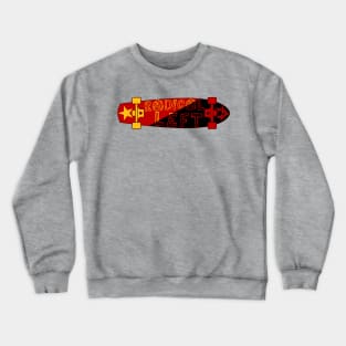 Radical Left Skateboard - Meme, Leftist, Socialist, Anarchist Crewneck Sweatshirt